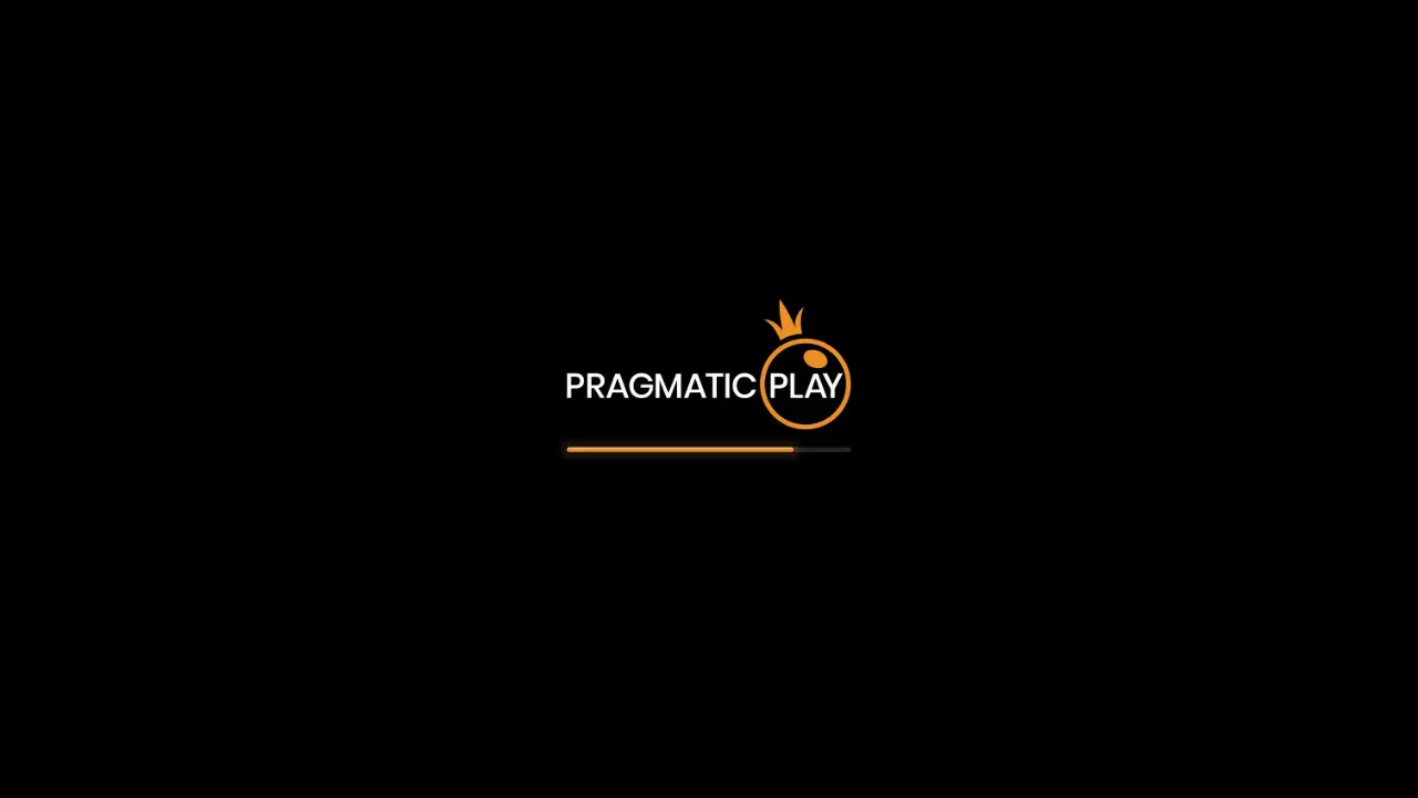 Schermata di caricamento di una demo Pragmatic Play con il logo del produttore